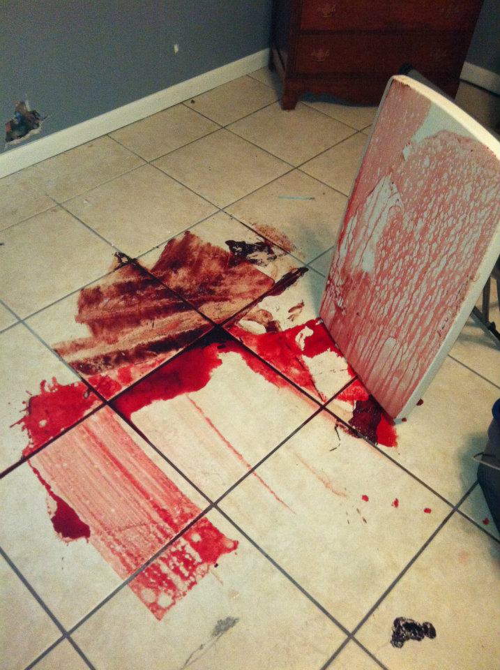 blood spatter crime scene